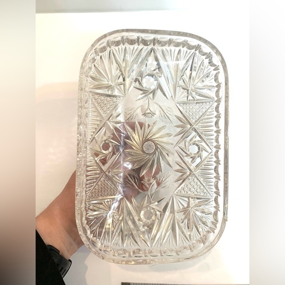 Vtg Deco Acrylic Lucite Plastic Oblong Trinket Jewelry Lidded Storage Box - Picture 6 of 7